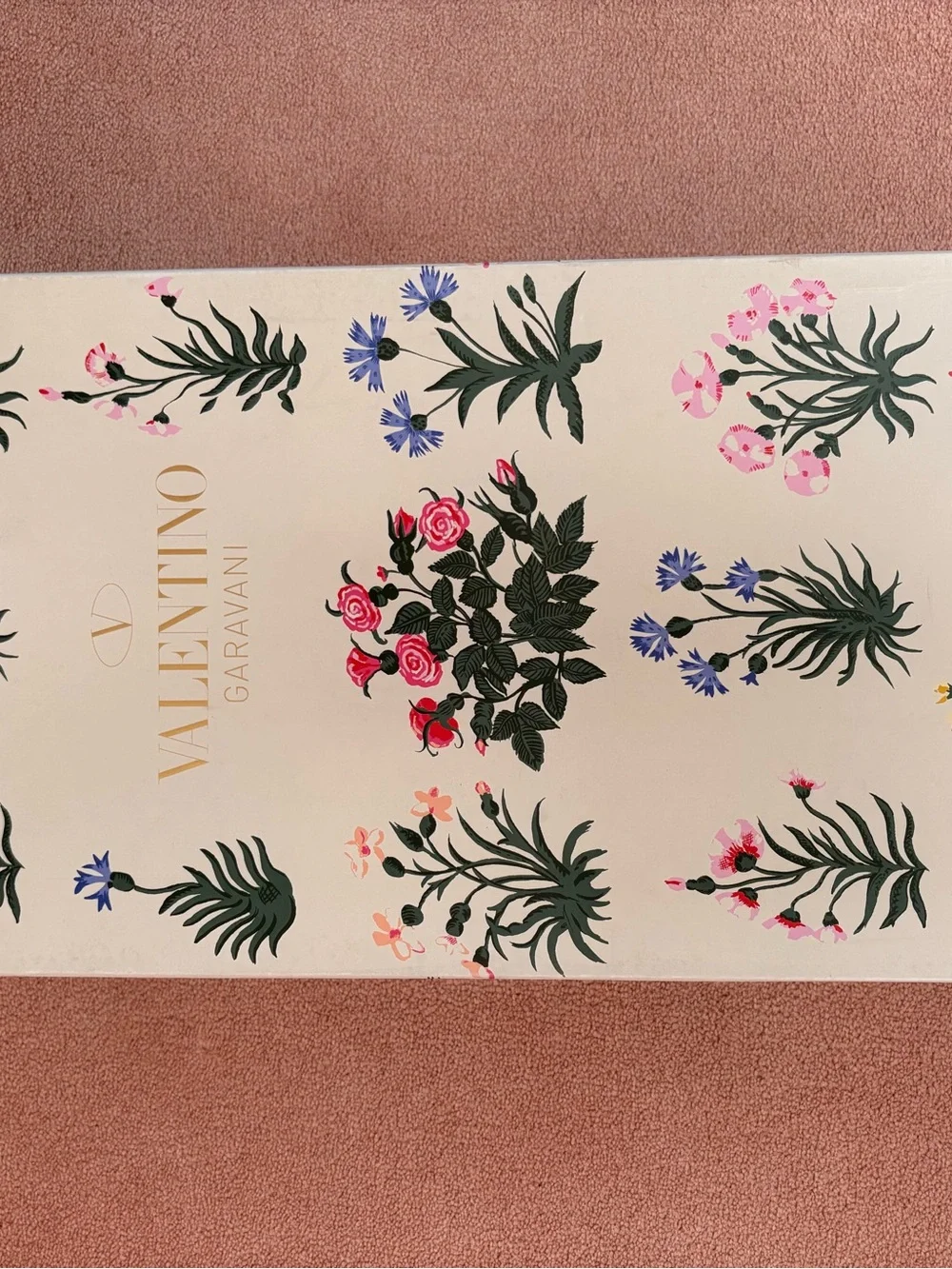 Valentino Garavani Black Floral Below-The-Knee Boots